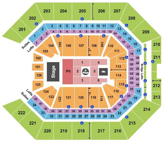 Golden 1 Center Tyler Childers Seating Chart